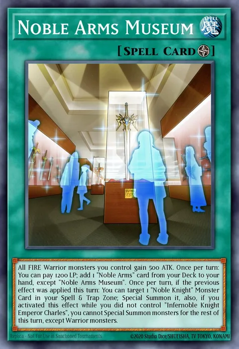 Noble Arms Museum trading card