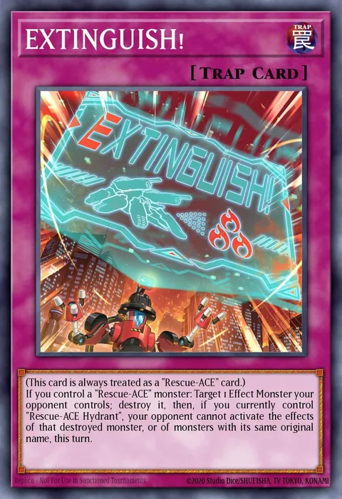 EXTINGUISH! trading card