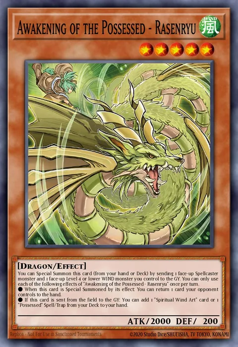 Awakening of the Possessed - Rasenryu trading card