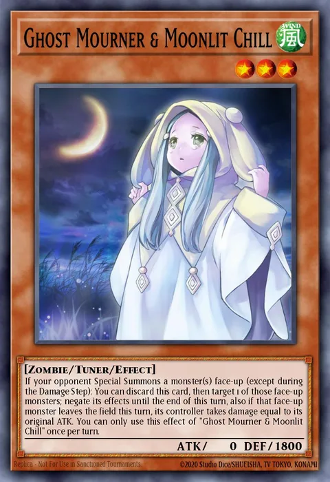 Ghost Mourner & Moonlit Chill trading card