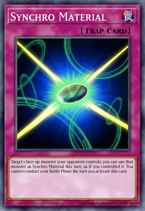 Synchro Material trading card