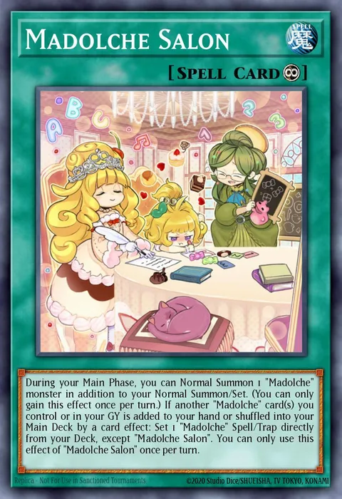 Madolche Salon trading card