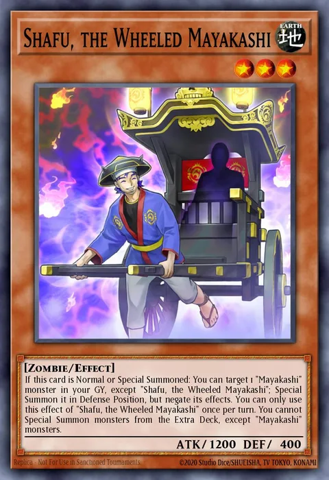 Shafu, the Wheeled Mayakashi trading card