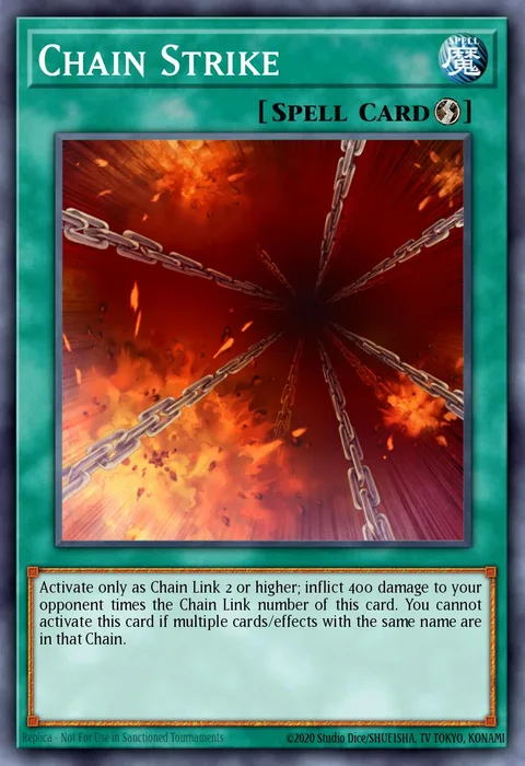 Chain Strike trading card