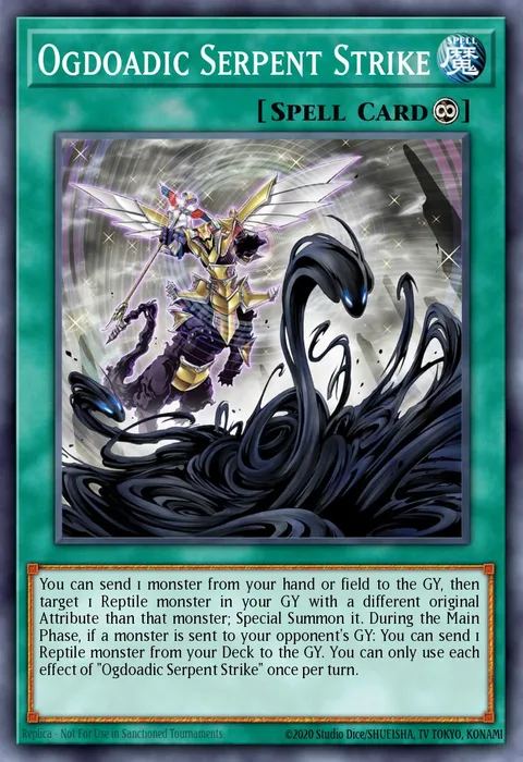 Ogdoadic Serpent Strike trading card