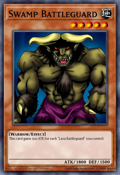 Swamp Battleguard trading card