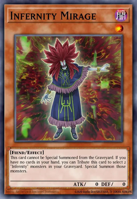 Infernity Mirage trading card