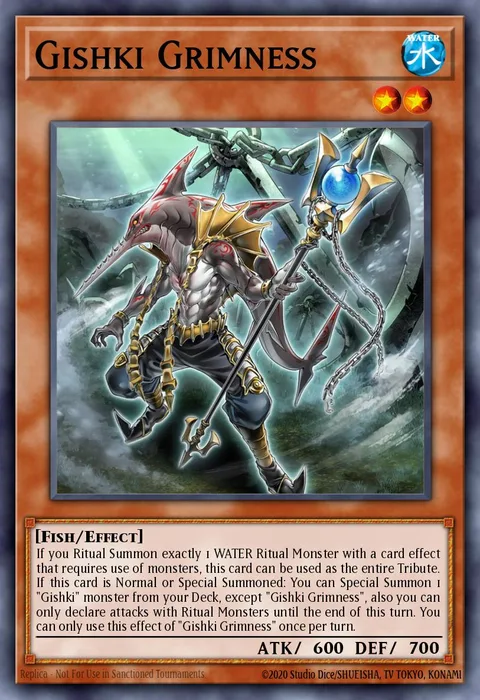 Gishki Grimness trading card