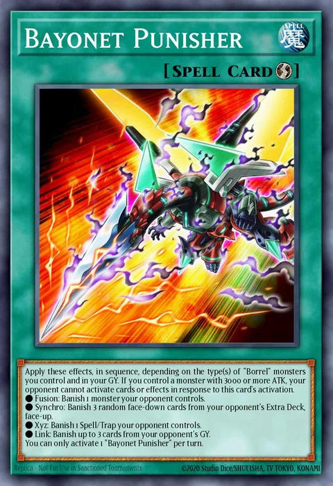 Bayonet Punisher trading card
