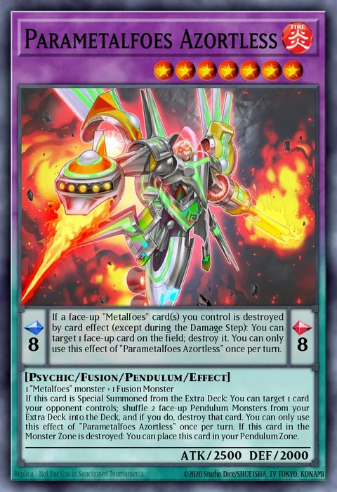 Parametalfoes Azortless trading card