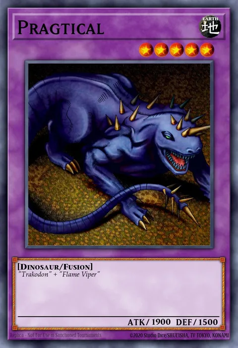Pragtical trading card