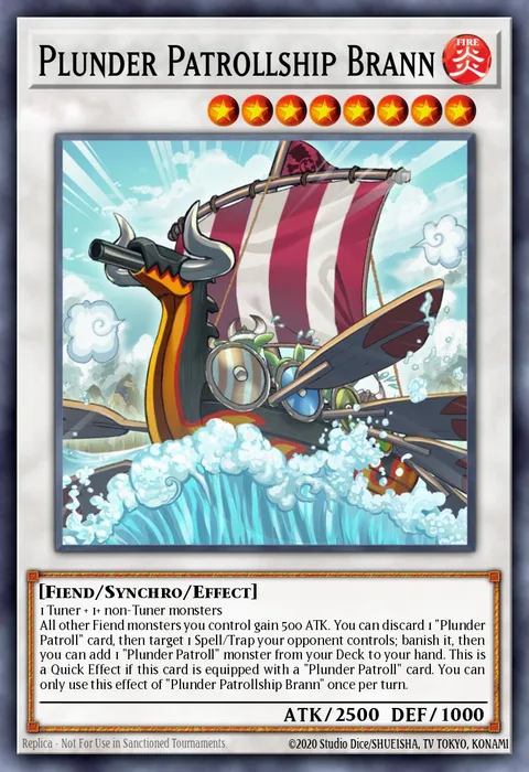 Plunder Patrollship Brann trading card