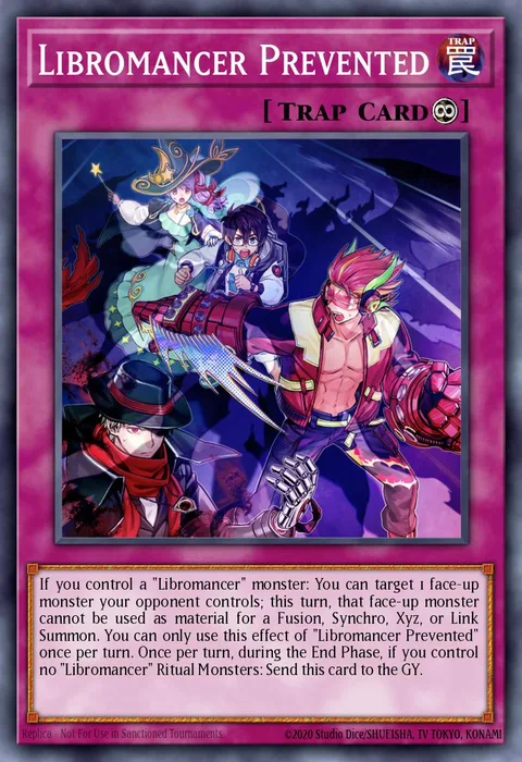 Libromancer Prevented trading card