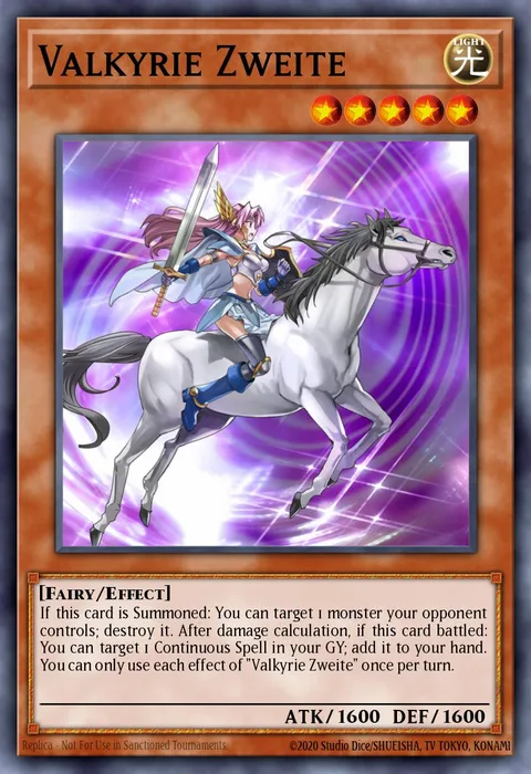 Valkyrie Zweite trading card