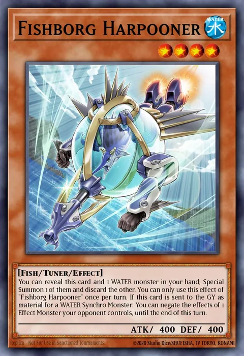 Fishborg Harpooner trading card