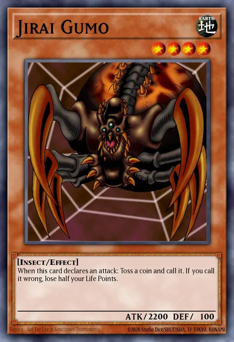 Jirai Gumo trading card