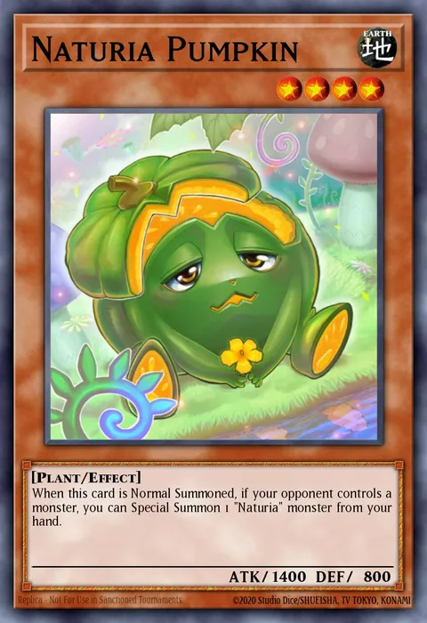 Naturia Pumpkin trading card
