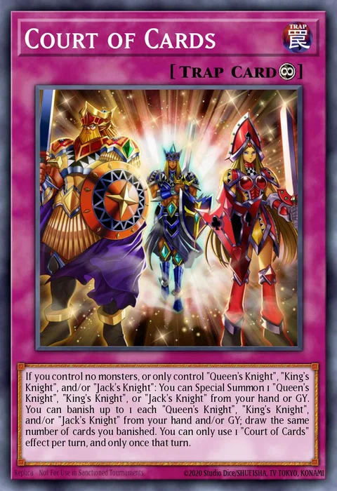 Court of Cards trading card