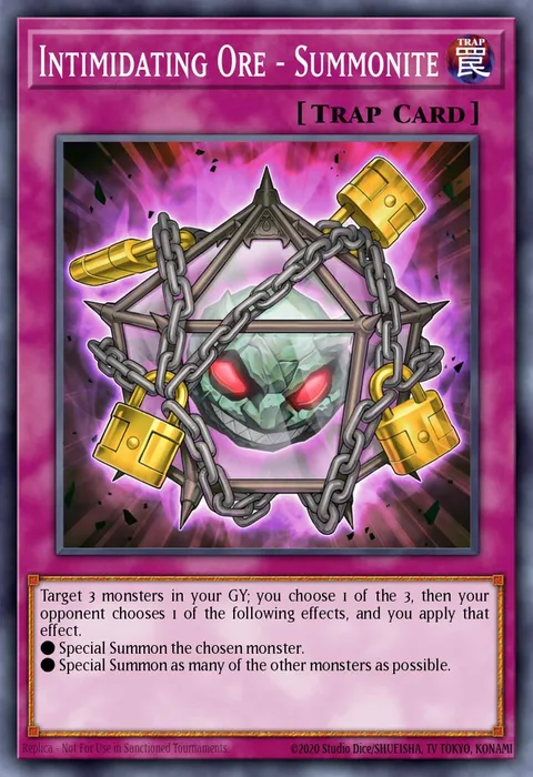 Intimidating Ore - Summonite trading card