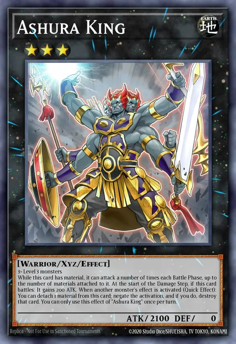 Ashura King trading card