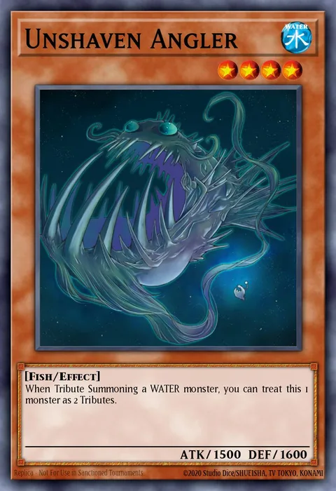 Unshaven Angler trading card