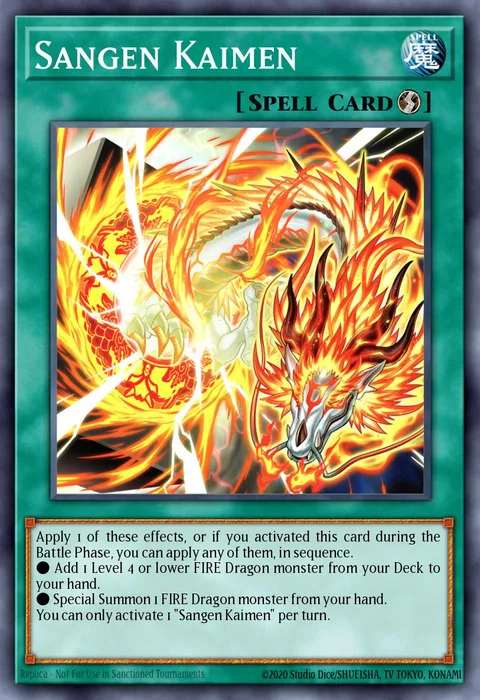 Sangen Kaimen trading card