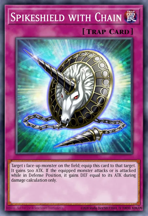 Spikeshield with Chain trading card