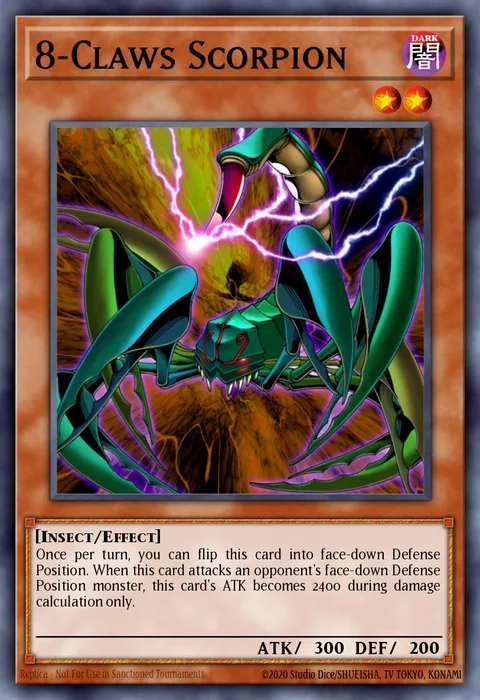 8-Claws Scorpion trading card