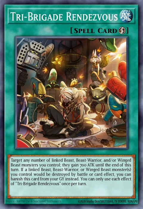 Tri-Brigade Rendezvous trading card