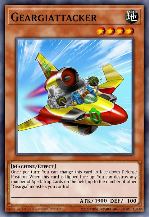 Geargiattacker trading card