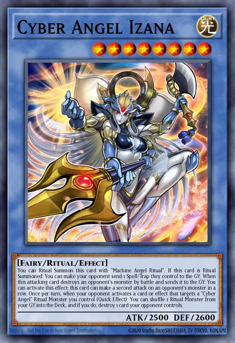 Cyber Angel Izana trading card