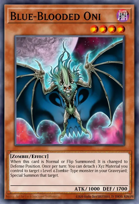 Blue-Blooded Oni trading card