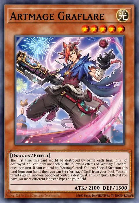 Artmage Graflare trading card