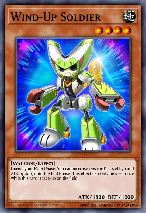 Wind-Up Soldier trading card