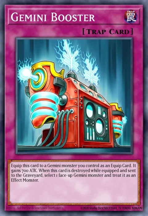 Gemini Booster trading card