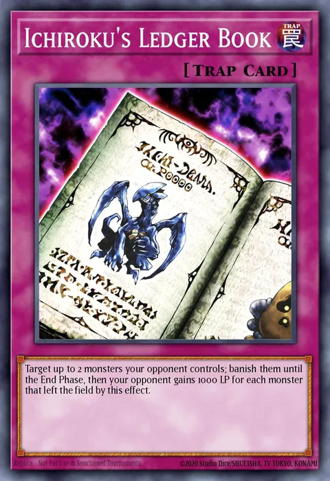 Ichiroku's Ledger Book trading card