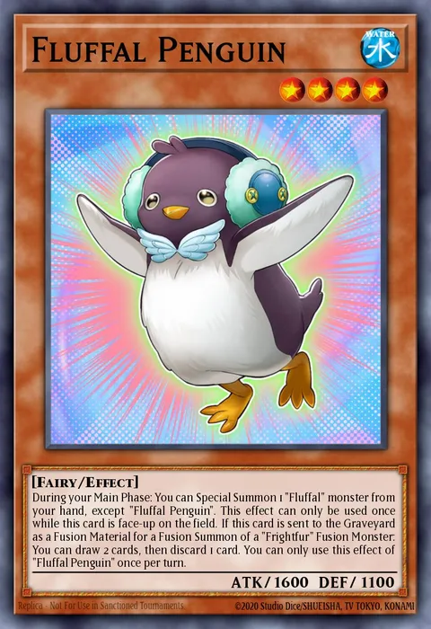 Fluffal Penguin trading card