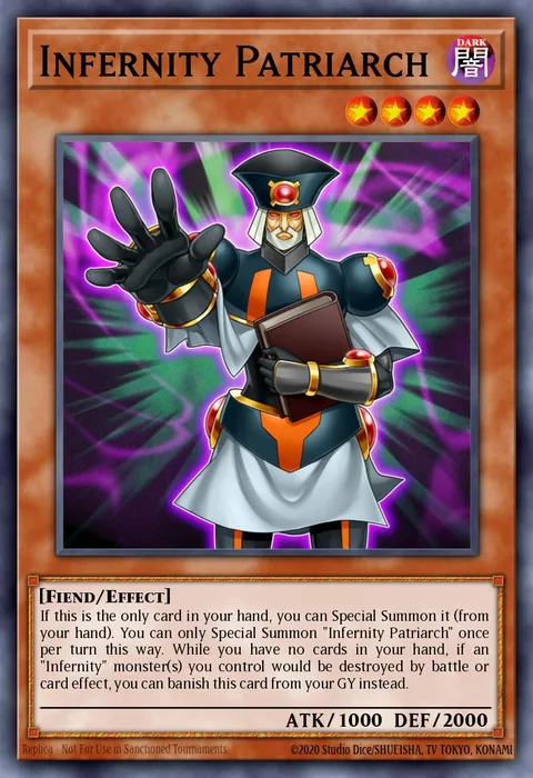 Infernity Patriarch trading card