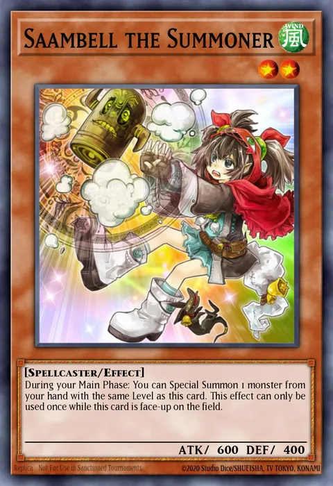 Saambell the Summoner trading card