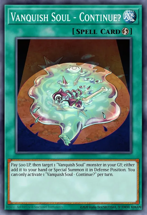 Vanquish Soul - Continue? trading card