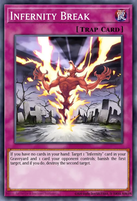 Infernity Break trading card