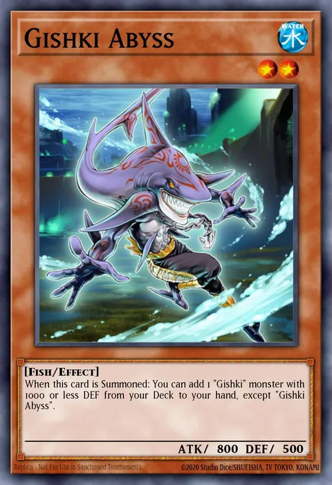 Gishki Abyss trading card
