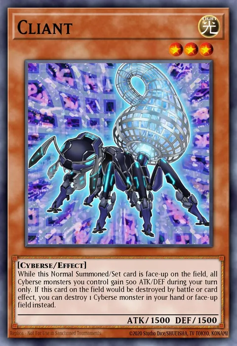 Cliant trading card