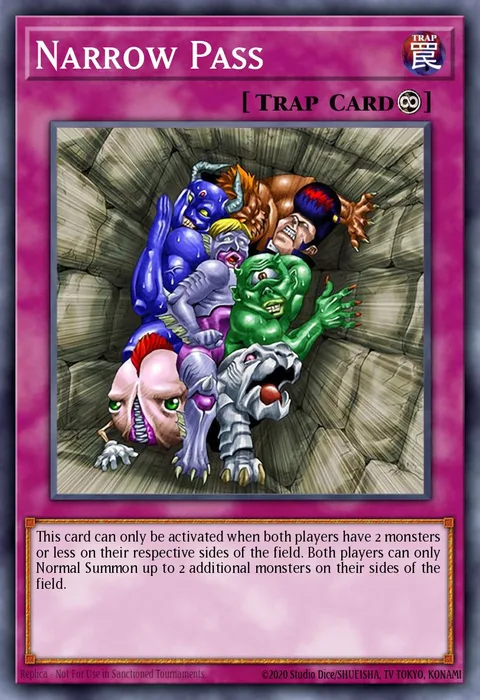 Narrow Pass trading card