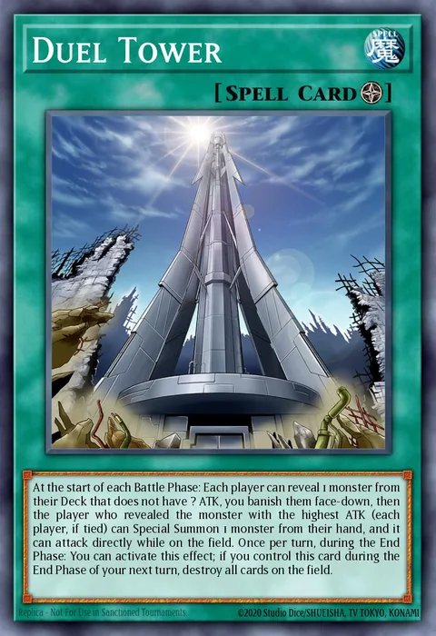 Duel Tower trading card