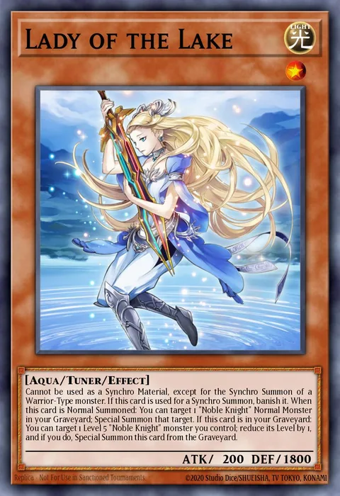 Lady of the Lake trading card