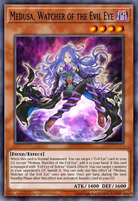 Medusa, Watcher of the Evil Eye trading card