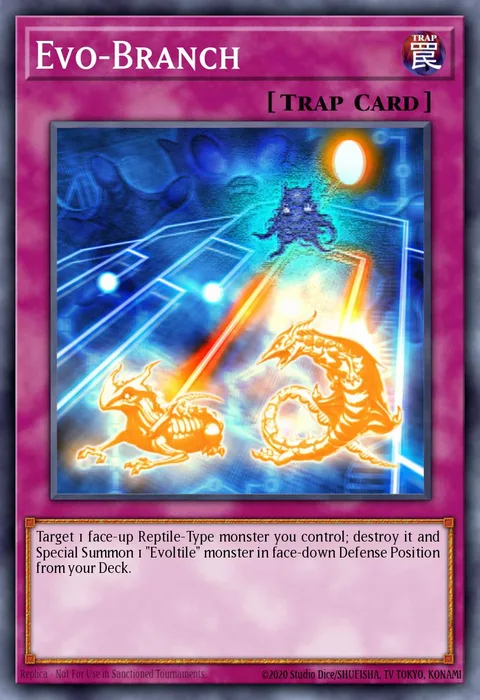 Evo-Branch trading card