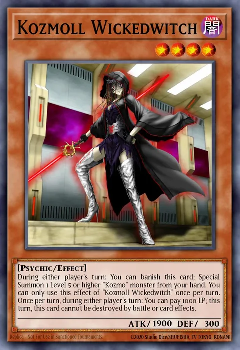 Kozmoll Wickedwitch trading card