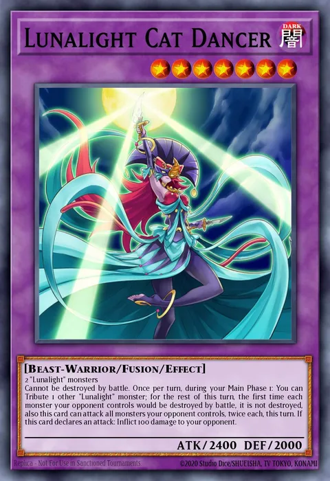Lunalight Cat Dancer trading card